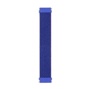Killer Deals 20mm Universal watch braided elastic loop strap - Navy (155mm)