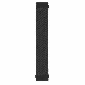 Killer Deals 22mm Braided Solo Loop Band,Size:M(145mm) - Black