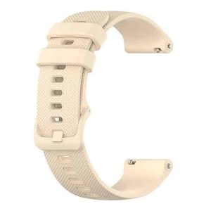 Killer Deals 20mm Universal Silicone Strap for Samsung/Huawei/Garmin- Beige