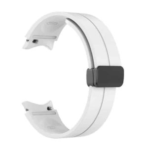 Killer Deals 20mm Magnetic Silicone Strap for Samsung Galaxy Watch 5 M/L - White