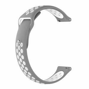 Killer Deals Silicone Strap for Huawei Honor S1/Fit (18mm) - Grey+White