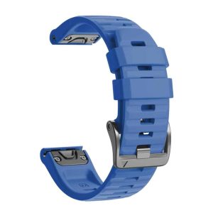 Killer Deals 22mm Silicone Strap for Garmin Fenix 5/ 6 / 7 / Approach S60- Dark Blue