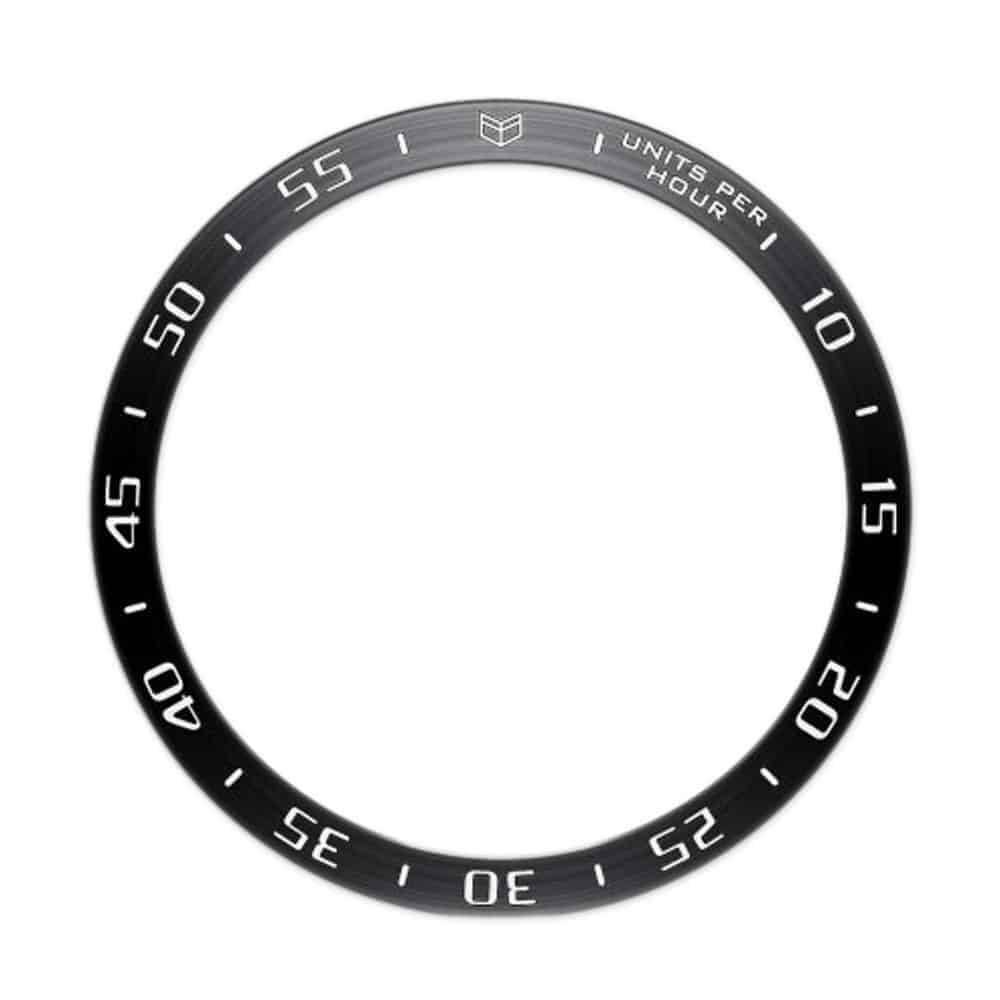 Killer Deals Stainless Steel Bezel Ring for Samsung Galaxy 46mm Watch - Black