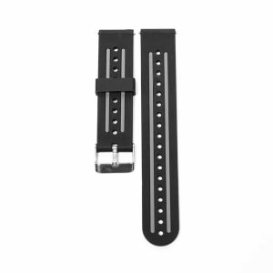 Killer Deals Huawei GT Sport/Vivoactive 4 silicone strap - Black & grey
