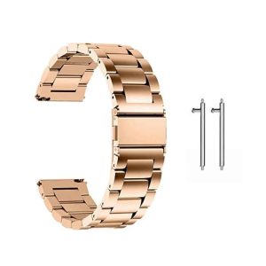 Killer Deals 22mm watch 3 links stainless -steel strap - Rose gold