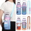 Water Bottle Holder Bag with Shoulder Strap