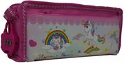Brainware Fabric 2 Pocket 20cm Pencil Bag With Combination