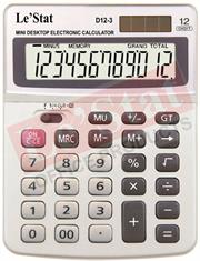 Le' Stat 12 Digit Dual Desktop Calculator