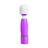 Purple Mini Wand Massager with Diamonds