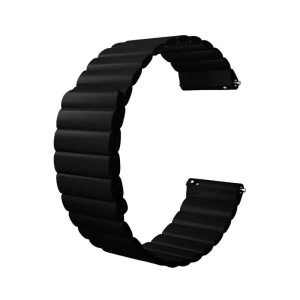 Killer Deals 20mm Universal Silicone Magnetic Strap for Huawei Samsung Garmin - Black
