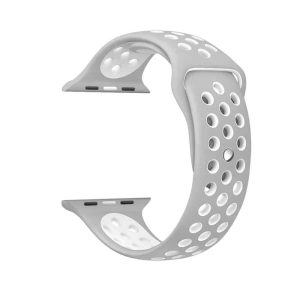 Killer Deals Silicone Strap for 38/40/41mm Apple Watch (S/M) - Grey & White